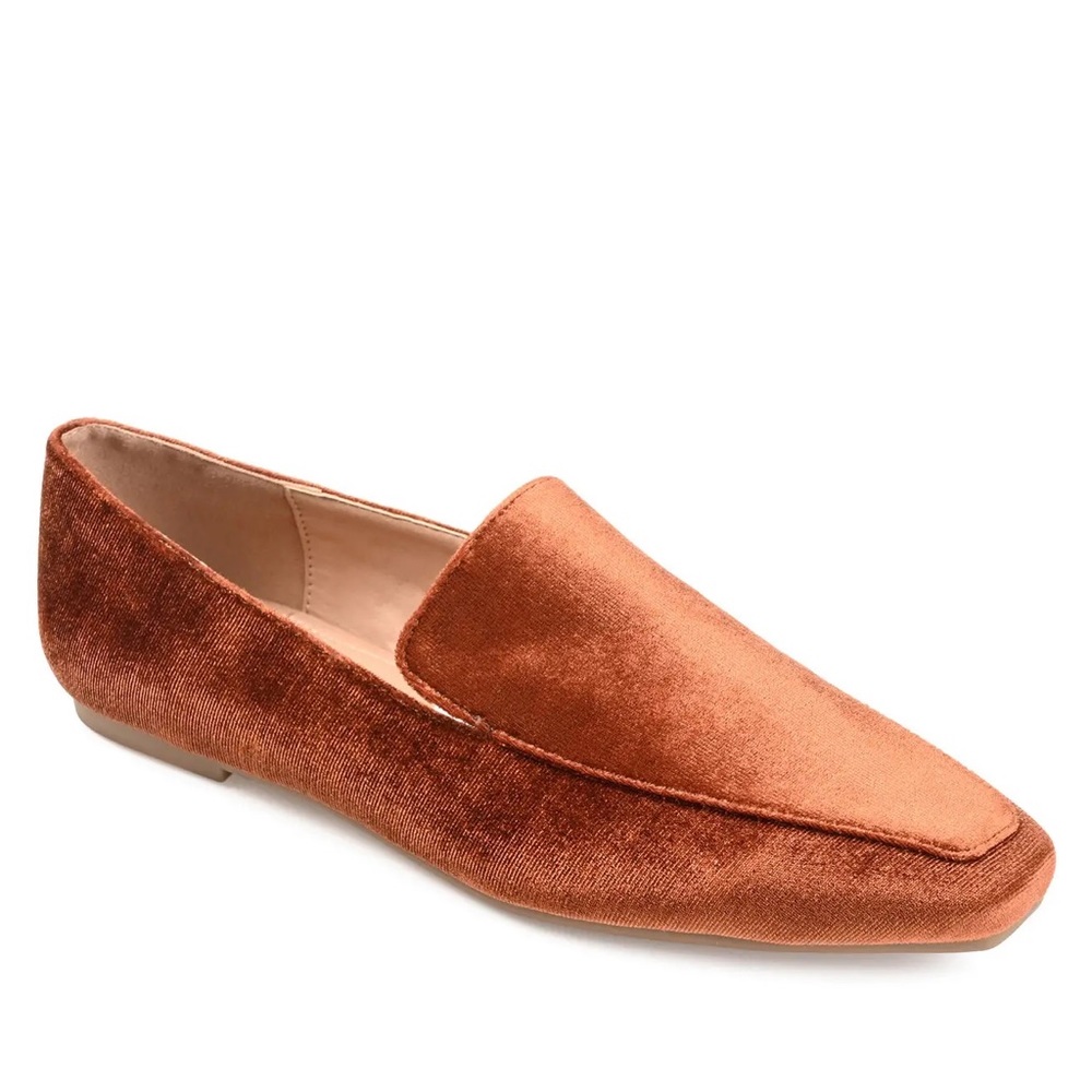 Journee Collection Tru Comfort Foam Silas velvet Loafer Brown